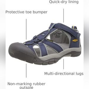 (S-4227) KEEN Unisex-Child Venice H2 Closed Toe Water Sandals Sz 1